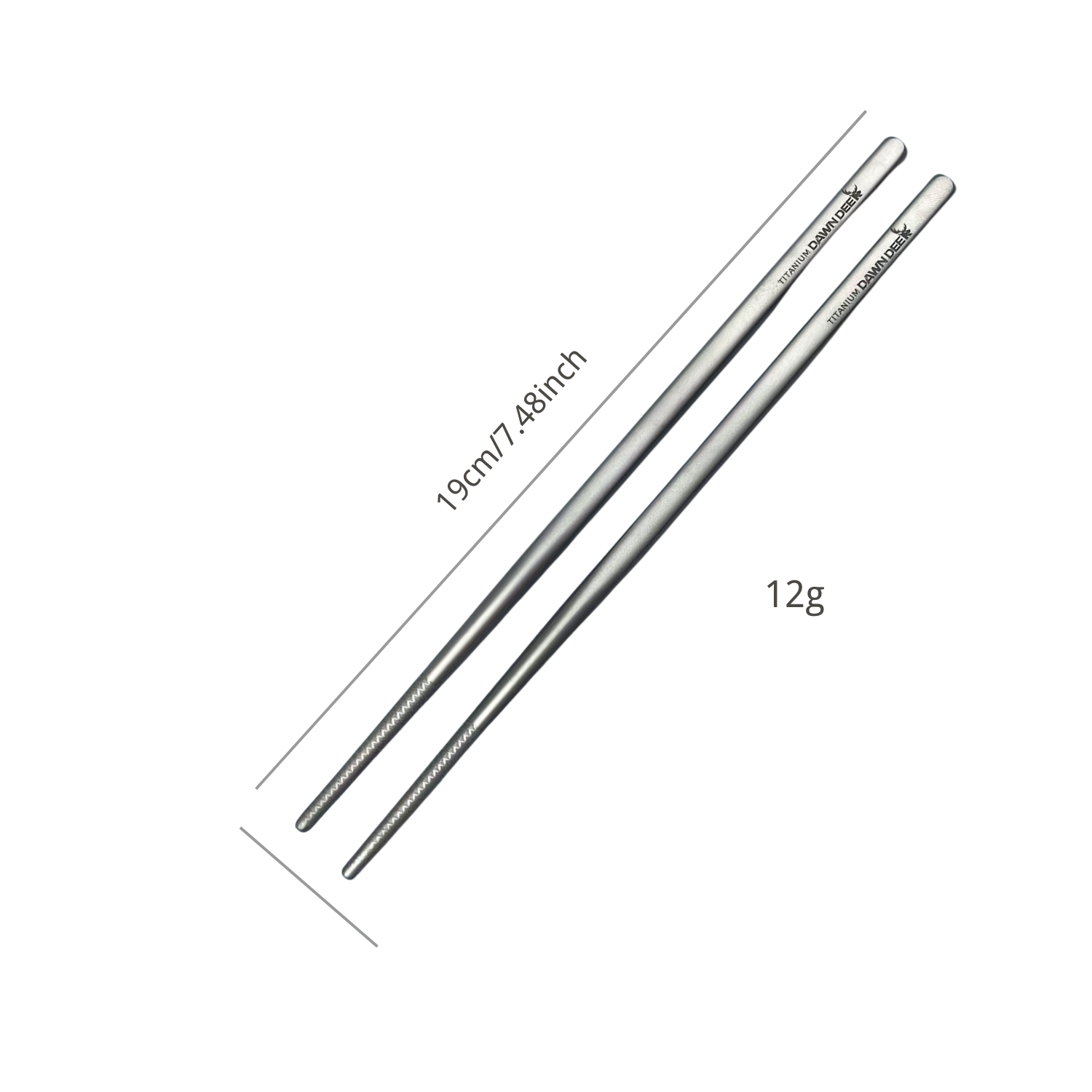 Pure Titanium Chopsticks 19cm  - Camping Cooking Kit Box ulasan dan harga