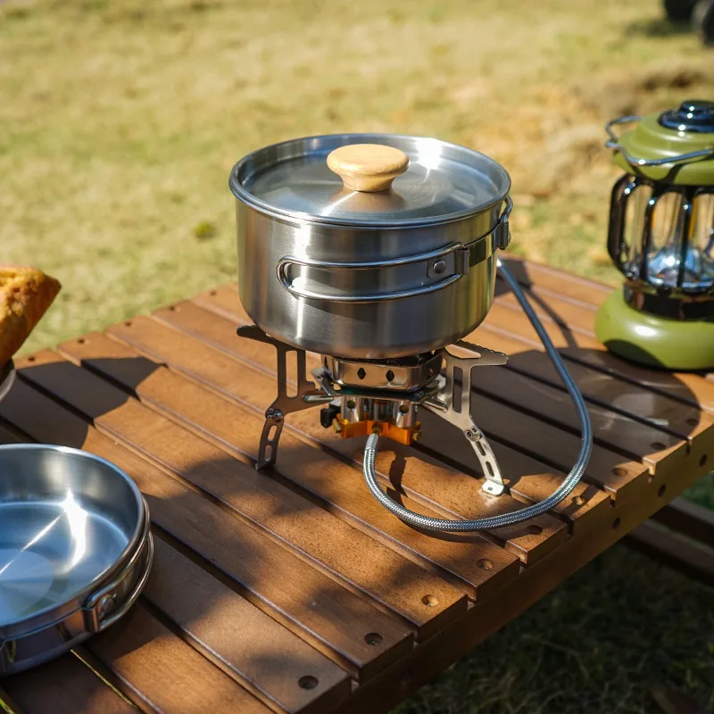 Outdoor Folding Cookware Set S - Camping Cooking Kit Box ulasan dan harga
