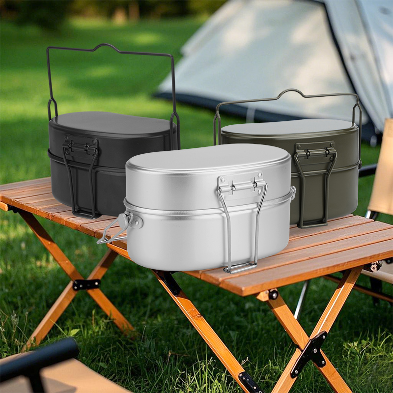 Outdoor CampingMessKit Multifu - Camping Cooking Kit Box ulasan dan harga