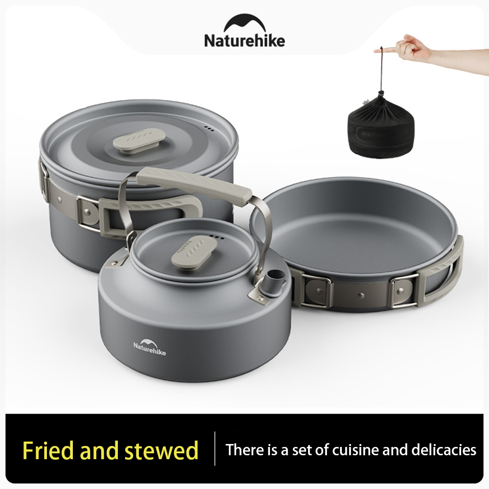 Naturehike Outdoor Pot Set,Cam - Camping Outdoor Cooking Equipment ulasan dan harga